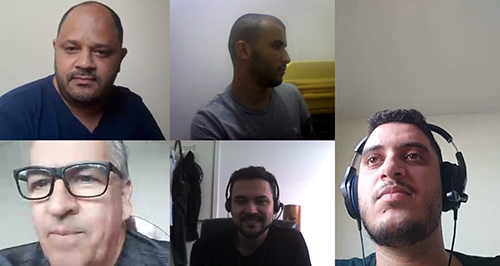 A equipe de TI também presta suporte online